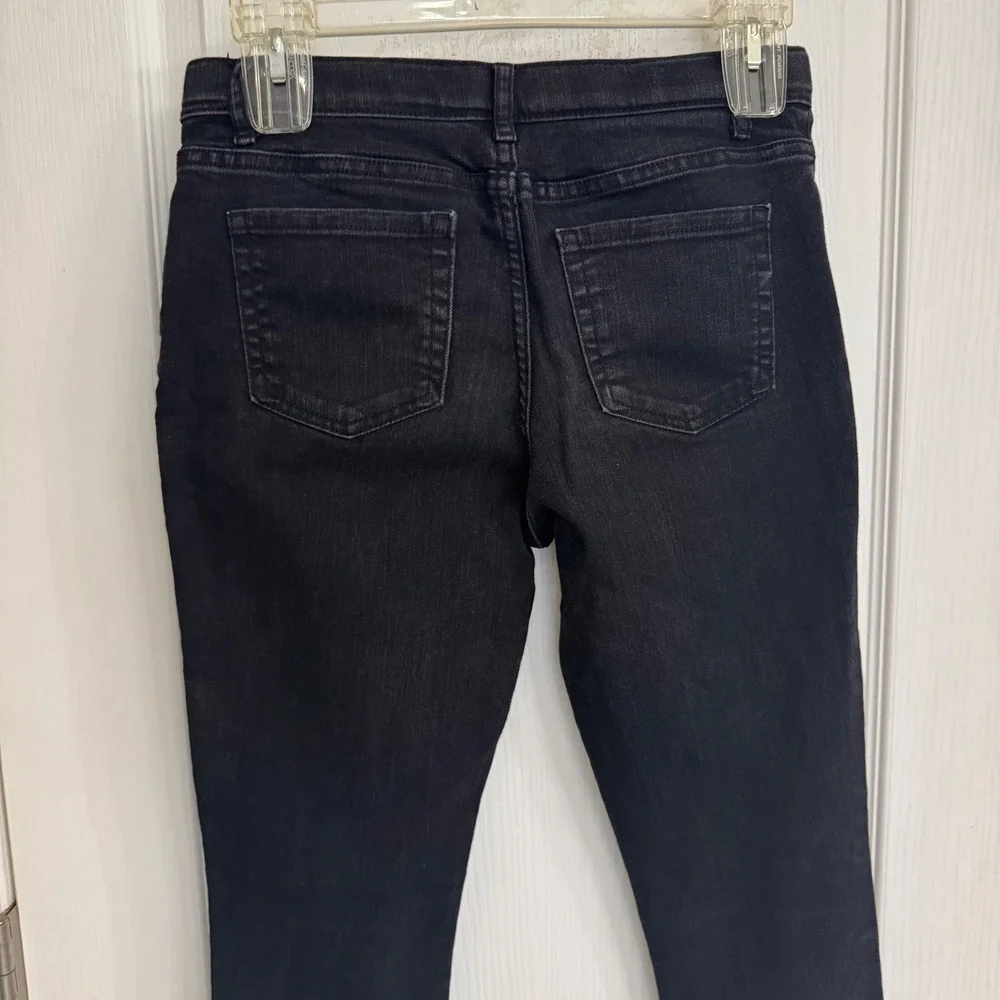 The Childrens Place Girls Super Skinny Jeans Black Stretch Denim Size 14